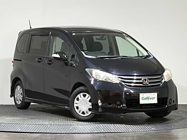 ホンダ フリード G ジャストセレクション 愛媛県 2010(平22)年 12万km パープル 片側パワースライドドア純正フロアマットＥＴＣオートライトリモコンキーＡＡＣ純正モデューロエアロ