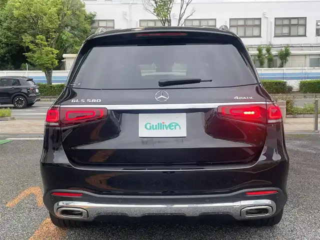 メルセデス・ベンツ ＧＬＳ５８０ 4マチックスポーツ 兵庫県 2020(令2)年 0.7万km オブシディアンブラック /法人ワンオーナー//R3-6年ディーラー記録簿/・AMGライン//Mercedes-Benzロゴ付ブレーキキャリパー//AMG21インチ5スポークAW//AMGスタイリングパッケージ//リラクゼーション機能（前席）/・Off-Roadエンジニアリングパッケージ//DYNAMIC SELECT Off-Roadモード///パノラミックスライディングルーフ//MBUX純正ナビゲーション(12.3インチ)//地デジ/BT/USB//Buemesterサウンド//ワイヤレスチャージング//360度カメラ//アンビエントライト（64色）//前席シートヒーター/ベンチレーター//2、3列目シートヒーター//ルーフレール//全ドアイージークローザー//ビルトインETC//エアバランスパッケージ（パフュームアトマイザー）//パークトロニック//ドライブレコーダーFR//パワーバックドア（フットトランクオープナー機能）/【レーダーセーフティパッケージ】//アクティブディスタンスアシスト・ディストロニック//アクティブブレーキアシスト//PRE-SAFE//アクティブブラインドスポットアシスト//アクティブレーンキーピングアシスト//ブラインドスポットアシスト//レーンチェンジアシスト//アクティブステアリングアシスト