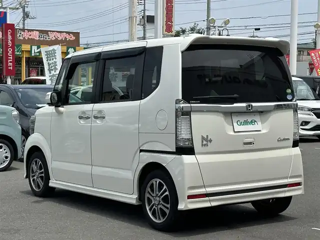 ホンダ Ｎ ＢＯＸ ＋ カスタム G Aパッケージ 群馬県 2014(平26)年 5.1万km 黒 ナビゲーション　/フルセグテレビ　/ＣＤ＆ＤＶＤ　/バックカメラ　/ＥＴＣ　/パワースライドドア　/ＨＩＤヘッドライト　/フォグランプ　/シティ－ブレーキアシスト　/保証書　/取扱説明書　/整備手帳