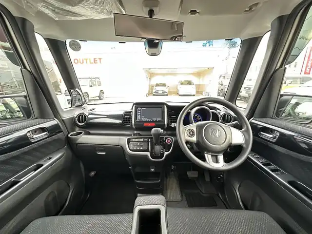 ホンダ Ｎ ＢＯＸ ＋ カスタム G Aパッケージ 群馬県 2014(平26)年 5.1万km 黒 ナビゲーション　/フルセグテレビ　/ＣＤ＆ＤＶＤ　/バックカメラ　/ＥＴＣ　/パワースライドドア　/ＨＩＤヘッドライト　/フォグランプ　/シティ－ブレーキアシスト　/保証書　/取扱説明書　/整備手帳