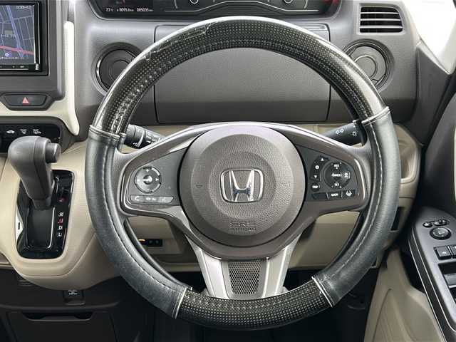ホンダ Ｎ ＢＯＸ G L ホンダセンシング 石川県 2018(平30)年 8.5万km クリスタルブラックパール ４ＷＤ/ＥＴＣ/バックカメラ/レーダークルーズコントロール/ＳＤナビ〔Panasonic　CN-RE040 〕/（Ｂｌｕｅｔｏｏｔｈ／ＣＤ／ＤＶＤ／フルセグＴＶ）　/パワースライドドア/Ｄ席／Ｎ席シートヒーター/ＬＥＤヘッドライト/オートライト/アイドリングストップ/プッシュスタート