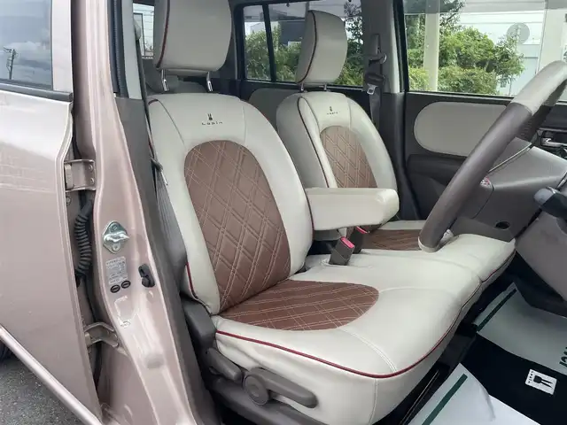 スズキ ラパン ショコラ G 茨城県 2014(平26)年 4.6万km シャンパンピンクPM /社外ナビ/　　ワンセグTV/AM/FM//バックカメラ//ショコラ専用シート//スマートキー//プッシュスタート//電動格納ミラー