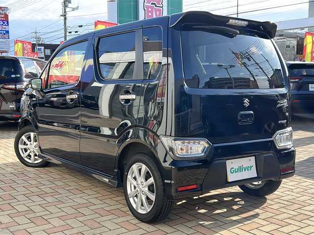 スズキ ワゴンＲ カスタムＺ HYBRID ZX 鳥取県 2025(令7)年 1.3万km ブルーイッシュブラックパール3 ワンオーナー/スマートキーx２個/デュアルカメラサポート/アダクティブクルーズ/ドライブレコーダー/クリアランスソナー/トラクションコントロール/D席シートヒーター/CD/USBオーディオ/オートエアコン/オートライト/LEDヘッドライト/LEDフォグライト/ベンチシート/社外フロアマット/保証書・取説