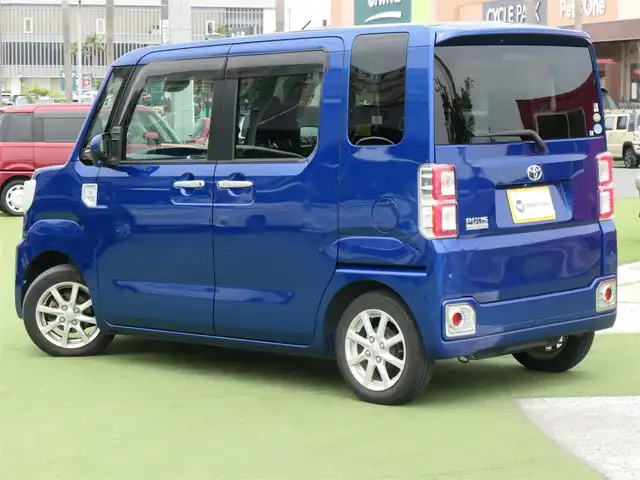 トヨタ ピクシスメガ L SAⅡ 千葉県 2017(平29)年 2.8万km ブルーマイカM スマートアシストII/エコアイドル/両側パワースライドドア/純正SDナビ/地デジTV/【DVD/CD再生機能　Bluetooth接続】/バックカメラ/ステアリングスイッチ/ETC/フォグライト/リアコーナーセンサー/純正14インチアルミホイル/スマートキー