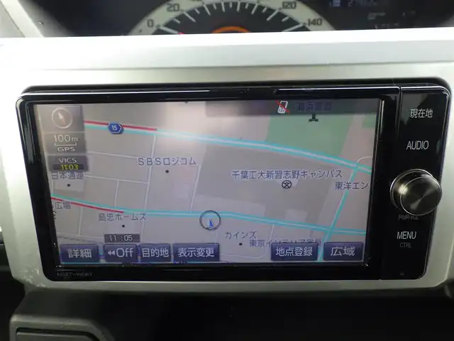 トヨタ ピクシスメガ L SAⅡ 千葉県 2017(平29)年 2.8万km ブルーマイカM スマートアシストII/エコアイドル/両側パワースライドドア/純正SDナビ/地デジTV/【DVD/CD再生機能　Bluetooth接続】/バックカメラ/ステアリングスイッチ/ETC/フォグライト/リアコーナーセンサー/純正14インチアルミホイル/スマートキー