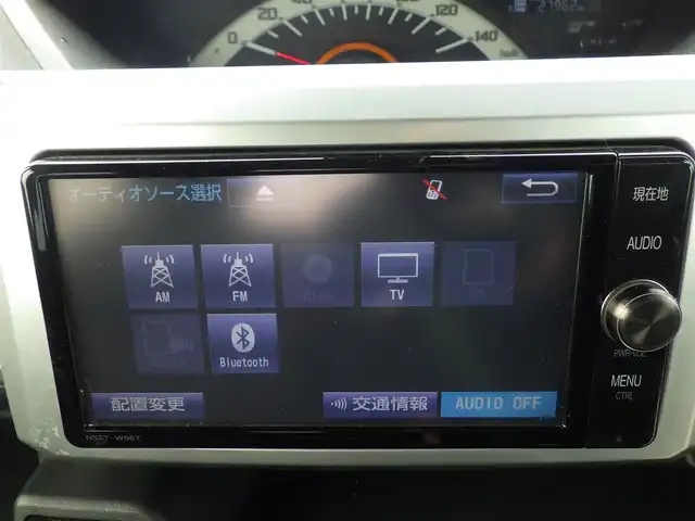 トヨタ ピクシスメガ L SAⅡ 千葉県 2017(平29)年 2.8万km ブルーマイカM スマートアシストII/エコアイドル/両側パワースライドドア/純正SDナビ/地デジTV/【DVD/CD再生機能　Bluetooth接続】/バックカメラ/ステアリングスイッチ/ETC/フォグライト/リアコーナーセンサー/純正14インチアルミホイル/スマートキー