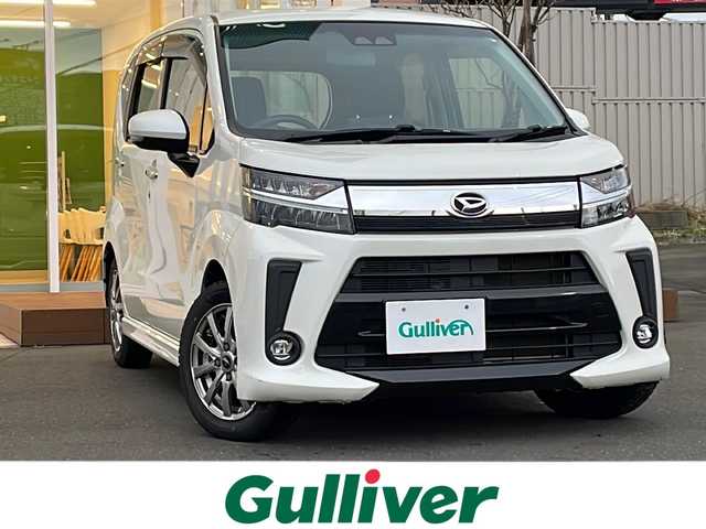 ダイハツ ムーヴ カスタム X LTD SAⅢ 道央・札幌 2018(平30)年 6.1万km パールホワイトⅢ ・４WD/・衝突軽減ブレーキ/・コーナーセンサー/・レーンキープアシスト/・社外オーディオ/　CD＆AUX＆ラジオ/・アイドリングストップ/・オートエアコン/・オートライト/・オートリトラミラー/・シートヒーター/・プッシュスタート/・スマートキー/・純正AW＆夏タイヤ積込/・社外フロアマット/・ドアバイザー/・LEDヘッドライト/・ウィンカーミラー/・フォグライト/・スペアキー×１