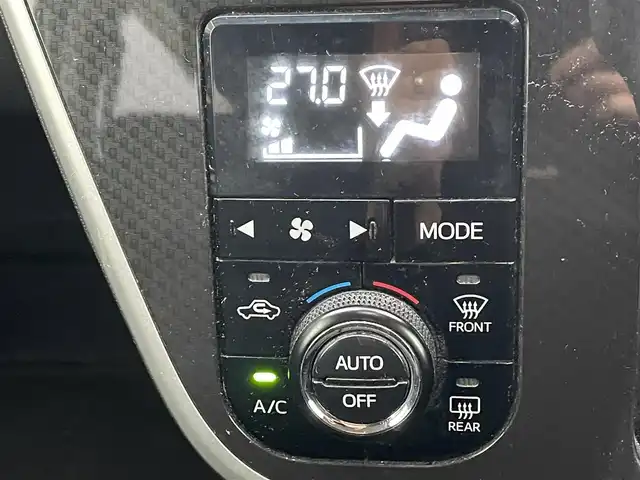 ダイハツ ムーヴ カスタム X LTD SAⅢ 道央・札幌 2018(平30)年 6.1万km パールホワイトⅢ ・４WD/・衝突軽減ブレーキ/・コーナーセンサー/・レーンキープアシスト/・社外オーディオ/　CD＆AUX＆ラジオ/・アイドリングストップ/・オートエアコン/・オートライト/・オートリトラミラー/・シートヒーター/・プッシュスタート/・スマートキー/・純正AW＆夏タイヤ積込/・社外フロアマット/・ドアバイザー/・LEDヘッドライト/・ウィンカーミラー/・フォグライト/・スペアキー×１