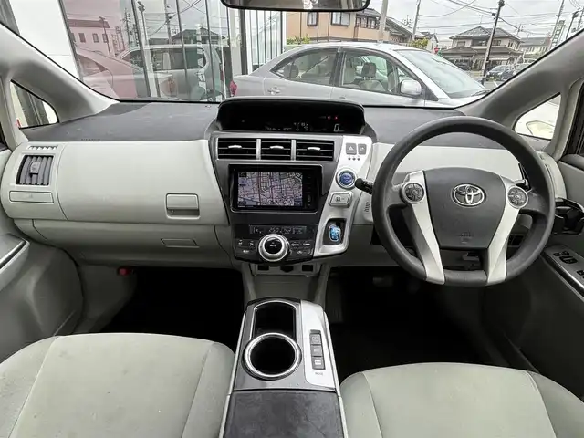 トヨタ プリウス α S 宮城県 2014(平26)年 18万km ホワイトパールクリスタルシャイン 登録時走行距離179218km/フロントワイパーデアイサー（寒冷地仕様）/バックカメラ/オートライト/ヘッドライトレベライザー/ウインカーミラー/電格ミラー/ドアバイザー/ＨＤＭＩ/CD/DVD/ＡＭ／ＦＭ/プッシュスタート/スマートキー