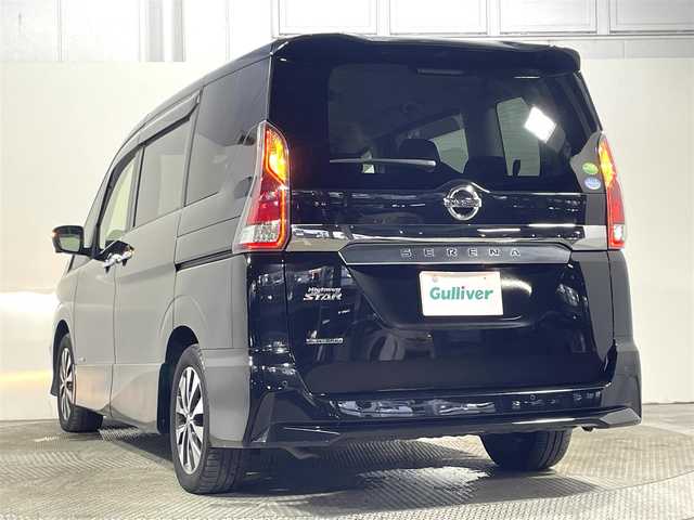 日産 セレナ ハイウェイスターVセレクションⅡ 大阪府 2018(平30)年 7万km ダイヤモンドブラック 純正9インチナビ/フルセグTV/CD/DVD/AM/FM/Bluetooth接続/アラウンドビューモニター/プッシュスタート/インテリジェントキー/ETC/両側パワースライドドア/コーナーセンサー/パーキングアシスト/LEDヘッドランプ/オートライト/クルーズコントロール/衝突軽減/アイドリングストップ/純正16インチAW/取扱説明書/保証書