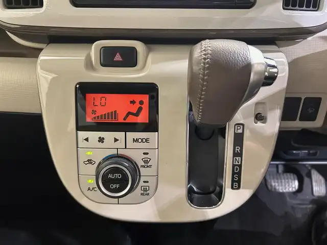 ダイハツ ムーヴ キャンバス G メイクアップ VS SAⅢ 愛媛県 2022(令4)年 1.5万km パールホワイトⅢ/ナチュラルベージュマイカメタリック 2トーン ・ナビ（フルセグＴＶ・ＢＴ・ＣＤ・ＤＶＤ・ＦＭ・ＡＭ・ＵＳＢ）/・全方位カメラ　/・前後ドラレコ　/・衝突軽減ブレーキ　/・Ｄ席シートヒーター/・両側電動ドア　/・オートマチックハイビーム　/・スペアキー