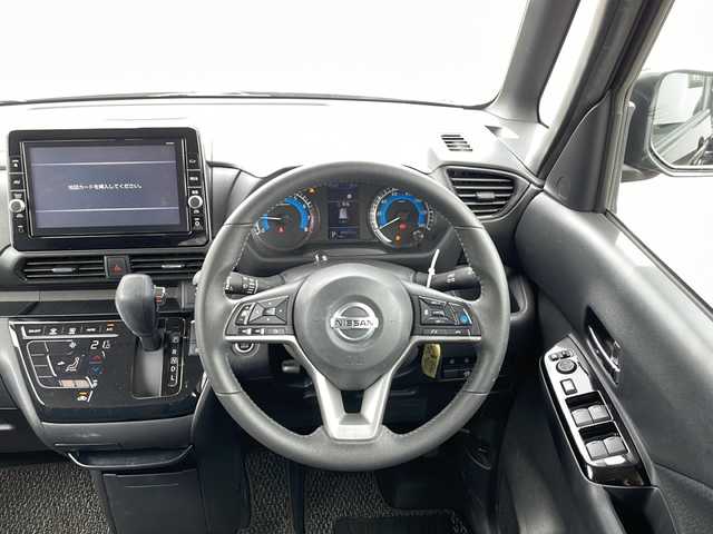 日産 ルークス HWS Gターボ プロパイロットED 山口県 2020(令2)年 4.5万km アッシュブラウンM 純正9インチナビ　【MM320D-L】/・Bluetooth接続/・アラウンドビューモニター/・フルセグテレビ/・DVD再生機能有/ビルトインETC/純正ドライブレコーダー/プロパイロット/インテリジェントエマージェンシーブレーキ/・前方衝突予測警報/・踏み間違い衝突防止アシスト/・車線逸脱警報/・車線逸脱防止支援システム/・ふらつき警報/・標識検知機能/・先行車発進お知らせ機能/両側パワースライドドア/純正フロアマット/純正15インチアルミホイール/純正LEDライト/ウィンカーミラー
