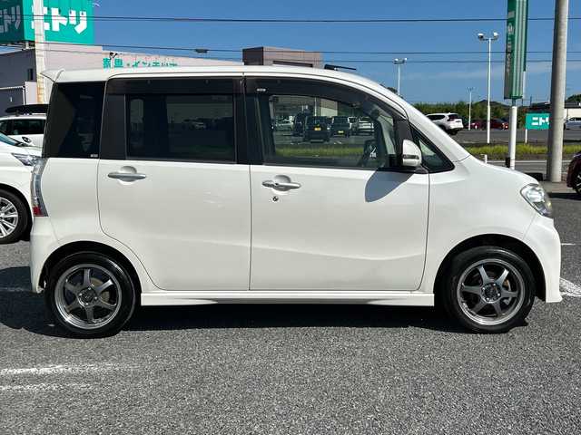 ダイハツ タント エグゼ カスタムG 千葉県 2013(平25)年 7.9万km パールホワイトⅢ 社外ナビ　ＣＮ－Ｓ３１０ＷＤ　ＣＤ　ＤＶＤ　ＵＳＢ　Bt　バックカメラ　ＥＴＣ　ドラレコ　アイドリングストップ　スマートキー　サイド・リアエアロ　社外15インチAW　キセノンライト　フォグランプ　