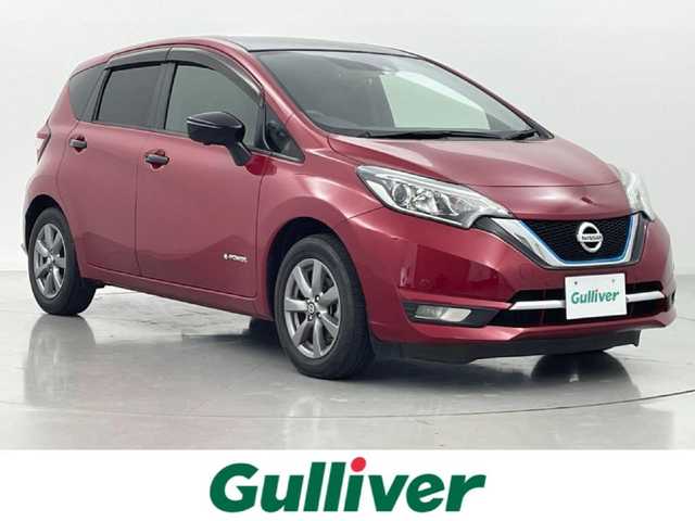 日産 ノート e－パワー メダリスト Bアロー 熊本県 2020(令2)年 5万km ガーネットレッド/スーパーブラック 2トーン 純正ナビMJ119D-W（ＣＤ・フルセグ・ＢＴ）/アラウンドビューモニター　/純正ドライブレコーダー　/純正ＥＴＣ　/レーダークルーズコントロール　/前後クリアランスソナー　/エマージェンシーブレーキ/衝突軽減ブレーキ　/レーンキープアシスト　/横滑り防止/インテリジェントルームミラー/純正フロアマット/純正１５インチAW/オートライト/オートマチックハイビーム/LEDヘッドライト/フォグランプ/スマートキー/プッシュスタート