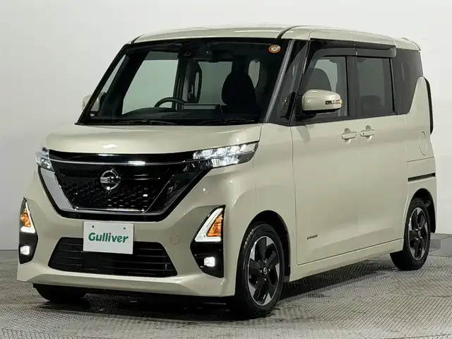 日産 ルークス ハイウェイスター X 大阪府 2022(令4)年 1.8万km フローズンバニラパール 純正9incナビTV 360カメラ 衝突軽減ブレーキ レーンアシスト パワースライドドア クリアランスソナー スマートキー プッシュスタート オートライト LEDヘッドライト ドライブレコーダー