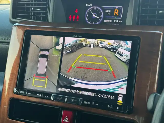 ダイハツ トール カスタムG ターボ SAⅡ 滋賀県 2017(平29)年 13.1万km レーザーブルークリスタルシャイン ワンオーナー/アルパイン9インチフルセグナビ/　フルセグ Bluetooth CD DVD SD/パノラマモニター/ドライブレコーダー/ETC/両側パワースライドドア/スマートアシストII/衝突警報機能（対 車両）/衝突警報機能（対　歩行者）/衝突回避支援ブレーキ/誤発進抑制制御機能/後方誤発進抑制制御機能/車線逸脱警報/先行車発進お知らせ機能/コーナーセンサー/両側パワースライドドア/スマートキー×2/プッシュスタート/純正15インチAW/純正フロアマット/純正ドアバイザー/