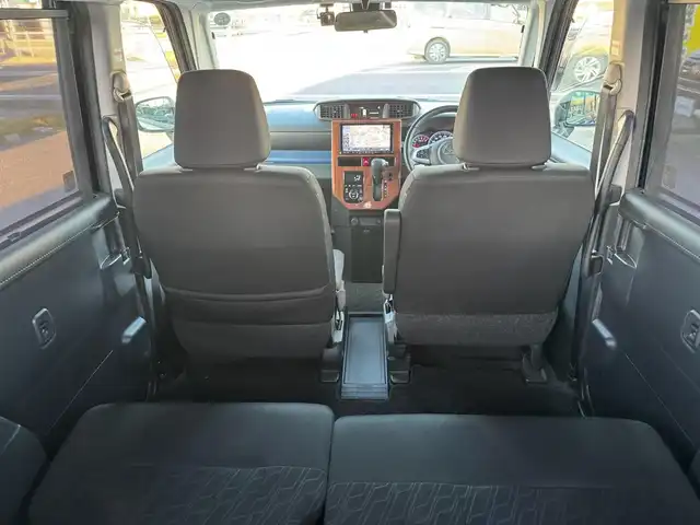 ダイハツ トール カスタムG ターボ SAⅡ 滋賀県 2017(平29)年 13.1万km レーザーブルークリスタルシャイン ワンオーナー/アルパイン9インチフルセグナビ/　フルセグ Bluetooth CD DVD SD/パノラマモニター/ドライブレコーダー/ETC/両側パワースライドドア/スマートアシストII/衝突警報機能（対 車両）/衝突警報機能（対　歩行者）/衝突回避支援ブレーキ/誤発進抑制制御機能/後方誤発進抑制制御機能/車線逸脱警報/先行車発進お知らせ機能/コーナーセンサー/両側パワースライドドア/スマートキー×2/プッシュスタート/純正15インチAW/純正フロアマット/純正ドアバイザー/