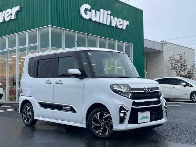 ダイハツ タント カスタム X スタイルセレクション 茨城県 2021(令3)年 1.6万km シャイニングホワイトパール ワンオーナー/・純正ナビ/・ＤＴＶ／ＤＶＤ／ＢＴ/・バックモニター/・両側パワースライド/・運転席ロングスライドシート/・前席シートヒーター/・ドラレコ・コーナーセンサー/・保証書・取説・スペアキー