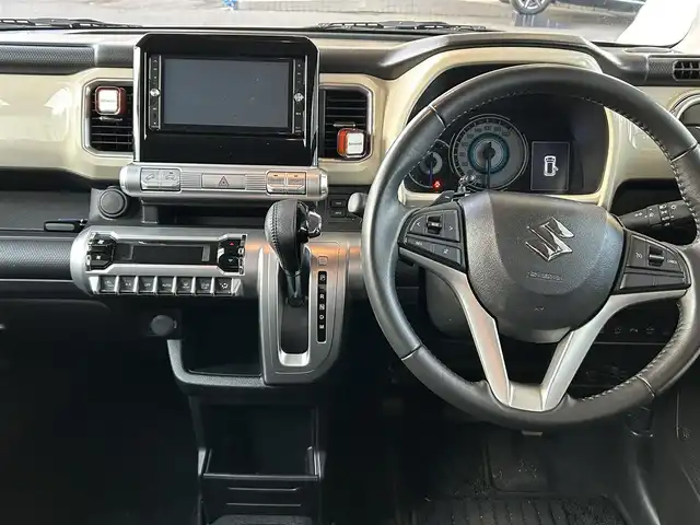スズキ クロスビー HYBRID MZ 宮城県 2020(令2)年 4.5万km ピュアホワイトパール/ブラック2トーンルーフ ４WD/社外ナビ（AM/FM/TV/DVD/CD/BT/SD/USB）/バックカメラ/デュアルセンサーブレーキサポート（衝突軽減）/クルーズコントロール/アイドリングストップ/横滑り防止/車線逸脱警報システム/グリップコントロール/ヒルディセントコントロール/オートライト/ETC/ドラレコ/スマートキー/プッシュスタート/純正フロアマット/純正AW付き夏タイヤ１６インチ（１７５/６０R16）/取扱説明書（車両本体/ナビ）