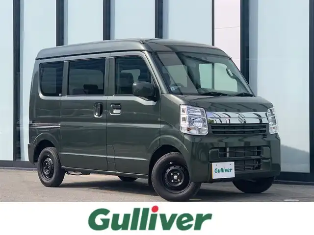 スズキ エブリイ JOINターボ 大阪府 2022(令4)年 2.7万km クールカーキPM 社外ナビ/   フルセグTV/Bluetooth/衝突被害軽減/横滑り防止装置/純正フロアマット/スマートキー/オートライト/ダブルエアバック/パワーウィンドウ/ドアバイザー　/リモコンキー/ＵＳＢ/ＥＴＣ