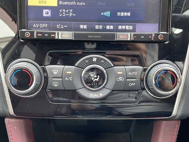 スバル レヴォーグ 1．6STIスポーツアイサイト 石川県 2017(平29)年 8.7万km 黒 10.1インチフリップダウンモニター（TMX-RM3205)/アイサイト/衝突軽減装置/車線逸脱警報/レーダークルーズコントロール/ブラインドスポットモニター/純正ナビ（AVIC-RZ900)/【AM/FM/CD/DVD/BTAudio/フルセグ/iPod/SD】/バックカメラ/サイドカメラ/前方ドライブレコーダー/前席シートヒーター/前席パワーシート/4WD/LEDヘッドライト/オートライト