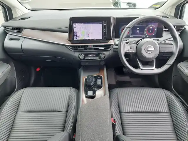 日産 オーラ G レザーエディション 東京都 2023(令5)年 0.5万km ピュアホワイトパール AWINエアロ/純正9インチナビ/フルセグ/アラウンドビューモニター/デジタルインナーミラー/ビルトインETC/ドライブレコーダー/ハーフレザーシート/エマージェンシーブレーキ/インテリジェント FCW/インテリジェント　LI/LDW車線逸脱警報/ブラインドスポットモニター/コーナーセンサー/LEDヘッドライト/オートライト