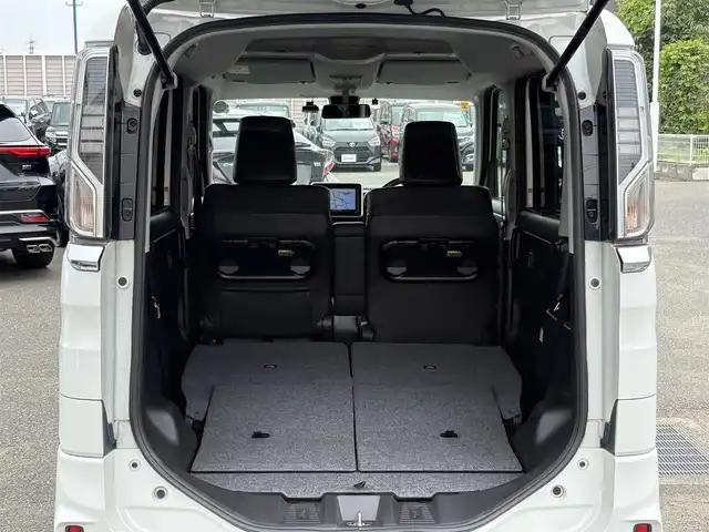 スズキ スペーシア カスタム HYBRID XS ターボ 山口県 2018(平30)年 13.2万km ピュアホワイトP ワンオーナー/両側パワースライドドア/8型SDナビ フルセグTV CD DVD BT SD/全周囲カメラ/クルーズコントロール/バックソナー/ハーフレザーシート/シートヒーター/サーキュレーター/ナビ連動ドラレコ/ビルトインETC/衝突被害軽減ブレーキ/レーンアシスト/オートマチックハイビーム/LEDオートヘッドライト/フォグライト /サーキュレーター/スマートキー 2個/ステアリングリモコン/パドルシフト/ヘッドアップディスプレイ/W サイド カーテン エアバッグ/保証書 取説 ナビ取説