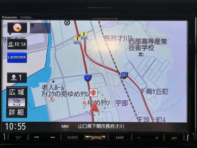スズキ スペーシア カスタム HYBRID XS ターボ 山口県 2018(平30)年 13.2万km ピュアホワイトP ワンオーナー/両側パワースライドドア/8型SDナビ フルセグTV CD DVD BT SD/全周囲カメラ/クルーズコントロール/バックソナー/ハーフレザーシート/シートヒーター/サーキュレーター/ナビ連動ドラレコ/ビルトインETC/衝突被害軽減ブレーキ/レーンアシスト/オートマチックハイビーム/LEDオートヘッドライト/フォグライト /サーキュレーター/スマートキー 2個/ステアリングリモコン/パドルシフト/ヘッドアップディスプレイ/W サイド カーテン エアバッグ/保証書 取説 ナビ取説