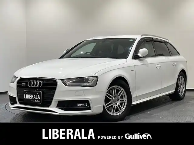アウディ Ａ４ アバント 2．0 TFSIクワトロ 新潟県 2012(平24)年 16.4万km アイビスホワイト ブレーキアシスト/ESP(エレクトロ二ック スタビリゼーション プログラム) EDS(エレクトロニック ディファレンシャル ロックシステム)/パワーシート/バックカメラ/アイドリングストップ/プッシュスタート/ETC/Bluetooth/TV/AM/FM/ルーフレール/純正フロアマット