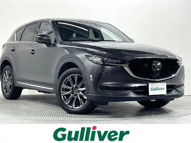 マツダ ＣＸ－５ XD エクスクルーシブモード 大阪府 2021(令3)年 3.9万km マシーングレープレミアムM 黒革シート　ＢＯＳＥサウンド　純正１０．２５ｉｎｃナビＴＶ　３６０カメラ　パワーシート／ヒーター／ＡＣ　ハンドルヒーター　電動リアゲート　レーダーＣ　衝突軽減Ｂ　レーンアシスト　前後ドラレコ　ＥＴＣ