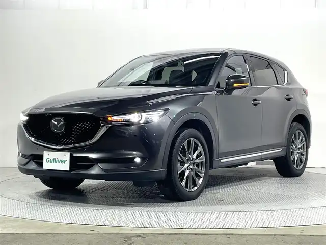 マツダ ＣＸ－５ XD エクスクルーシブモード 大阪府 2021(令3)年 3.9万km マシーングレープレミアムM 黒革シート　ＢＯＳＥサウンド　純正１０．２５ｉｎｃナビＴＶ　３６０カメラ　パワーシート／ヒーター／ＡＣ　ハンドルヒーター　電動リアゲート　レーダーＣ　衝突軽減Ｂ　レーンアシスト　前後ドラレコ　ＥＴＣ