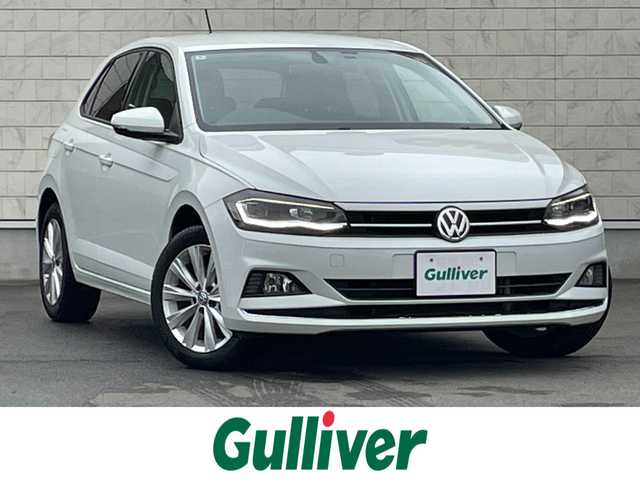 フォルクスワーゲン ポロ TSIハイライン 群馬県 2018(平30)年 5.3万km ピュアホワイト 純正８型ナビ　/フルセグ・Ｂｌｕｅｔｏｏｔｈ/バックカメラ　/スマートキー２本　/衝突軽減ブレーキ　/レーンアシスト　/アダクティブクルーズコントロール　/ドライブレコーダー　/パドルシフト　/純正フロアマット