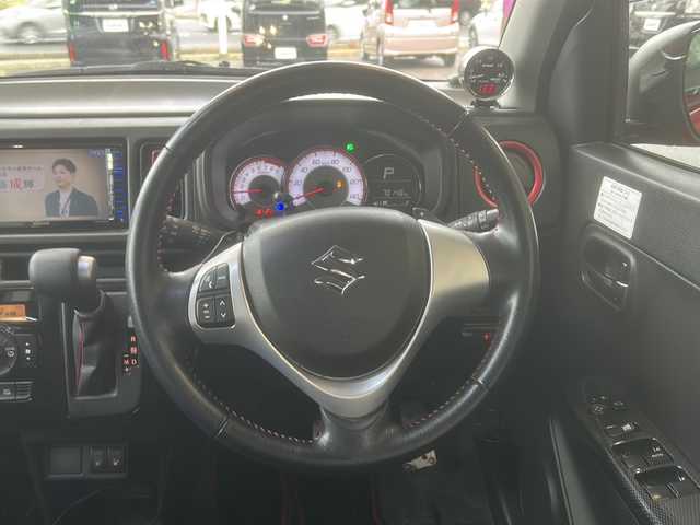 スズキ アルト ターボRS 秋田県 2016(平28)年 7.1万km ピュアレッド 社外ナビ/　CD　DVD Bluetooth　フルセグ　SD再生/バックカメラ/４WD/ターボ/衝突軽減装置/革巻きステアリング/パドルシフト/横滑り防止/アイドリングストップ/前席シートヒーター/オートエアコン/エンジンスターター/電動格納ミラー/LEDヘッドライト/ETC/SSR製15インチアルミ/HKS製マフラー