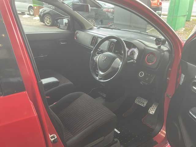 スズキ アルト ターボRS 秋田県 2016(平28)年 7.1万km ピュアレッド 社外ナビ/　CD　DVD Bluetooth　フルセグ　SD再生/バックカメラ/４WD/ターボ/衝突軽減装置/革巻きステアリング/パドルシフト/横滑り防止/アイドリングストップ/前席シートヒーター/オートエアコン/エンジンスターター/電動格納ミラー/LEDヘッドライト/ETC/SSR製15インチアルミ/HKS製マフラー