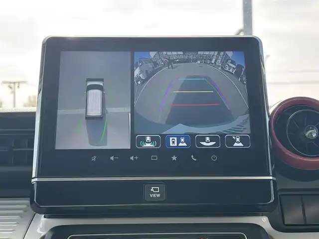 スズキ スペーシア HYBRID X 奈良県 2022(令4)年 0.5万km オフブルーM メーカーナビ /アラウンドビューモニター /両側パワースライドドア /ビルトインETC /前後ドライブレコーダー /デュアルカメラブレーキサポート /クリアランスソナー /前席シートヒーター /リアサーキュレーター