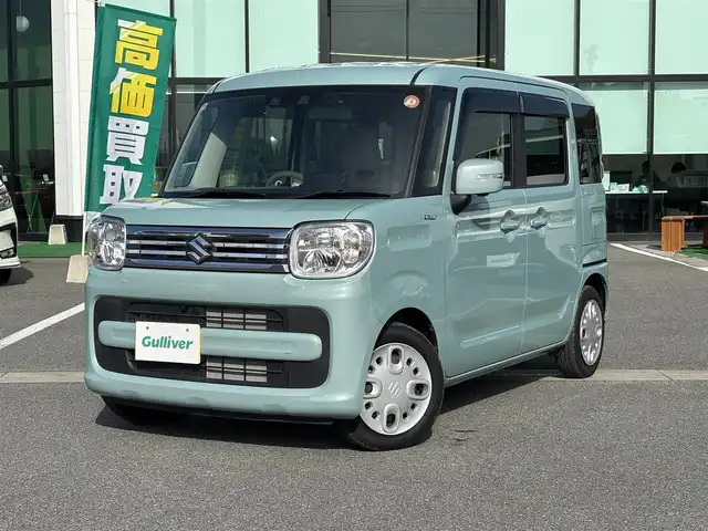 スズキ スペーシア HYBRID X 奈良県 2022(令4)年 0.5万km オフブルーM メーカーナビ /アラウンドビューモニター /両側パワースライドドア /ビルトインETC /前後ドライブレコーダー /デュアルカメラブレーキサポート /クリアランスソナー /前席シートヒーター /リアサーキュレーター