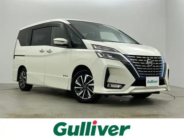 日産 セレナ e－パワー ハイウェイスター V 岡山県 2020(令2)年 6.7万km ブリリアントホワイトパール 純正１０インチナビ　１１インチフリップダウンモニター　プロパイロット　衝突軽減ブレーキ　両側電動スライドドア　アラウンドビューモニター　ビルトインＥＴＣ　ＬＥＤライト　フルセグＴＶ　ドライブレコーダー