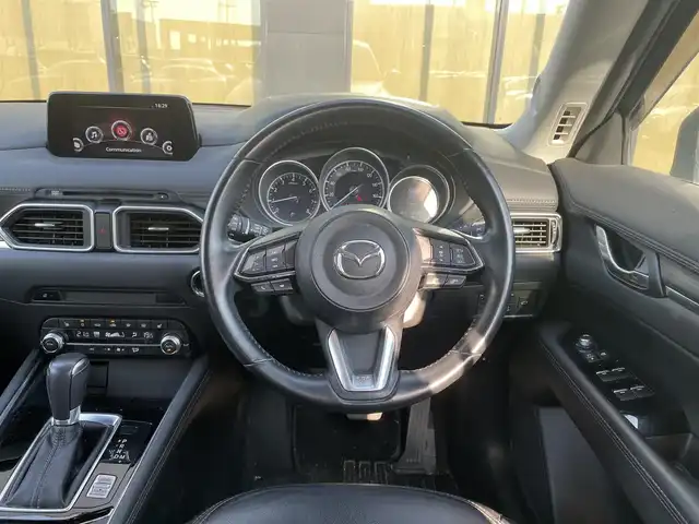 マツダ ＣＸ－５ 25S Lパッケージ 石川県 2019(令1)年 10.1万km マシーングレープレミアムM ワンオーナー/黒革シート/シートヒーター/ステアリングヒーター/衝突軽減ブレーキ/アダプティブクルーズコントロール/ブラインドスポットモニター/レーンキープアシスト/純正ナビ/フルセグテレビ/全方位カメラ/クリアランスソナー/アイドリングストップ/スマートキー/プッシュスタート/パワーバックドア/ETC/スタッドレス積み込み