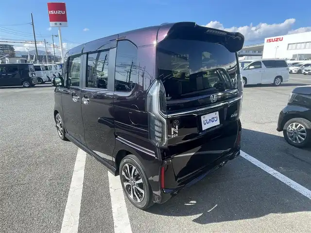 ホンダ Ｎ ＢＯＸ G L ホンダセンシング 熊本県 2017(平29)年 7.6万km プレミアムベルベットパープル・パール (株)IDOMが運営する【じしゃロン熊本店】の自社ローン専用車両になります/こちらは現金またはオートローンご利用時の価格です。自社ローンご希望の方は別途その旨お申付け下さい./社外ナビ/バックカメラ/片側パワースライドドア/ステアリングスイッチ/クルーズコントロール/ビルトインETC/スマートキープッシュスタート/純正フロアマット