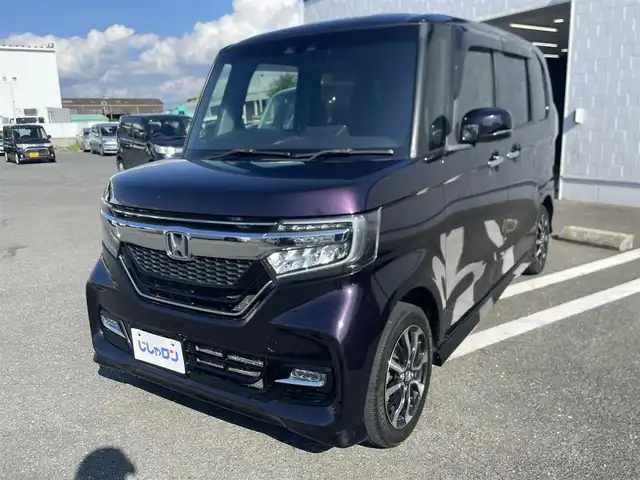 ホンダ Ｎ ＢＯＸ G L ホンダセンシング 熊本県 2017(平29)年 7.6万km プレミアムベルベットパープル・パール (株)IDOMが運営する【じしゃロン熊本店】の自社ローン専用車両になります/こちらは現金またはオートローンご利用時の価格です。自社ローンご希望の方は別途その旨お申付け下さい./社外ナビ/バックカメラ/片側パワースライドドア/ステアリングスイッチ/クルーズコントロール/ビルトインETC/スマートキープッシュスタート/純正フロアマット