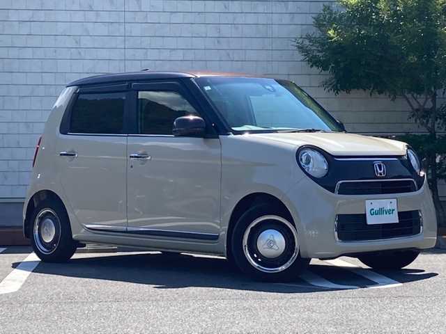 ホンダ Ｎ ＯＮＥ セレクト 愛媛県 2019(令1)年 3万km プレミアムアイボリーパールⅡ 社外ナビ(CN-E310D)/・CD/ワンセグTV/Bluetooth/バックカメラ/前方ドライブレコーダー/ビルトインETC/専用茶革ハーフレザーシート/・前座席シートヒーター /専用ウッドコンビインパネ/シティーブレーキアシスト/USB充電ポート/プッシュスタート/・スペアキー/ECON/LEDオートライト