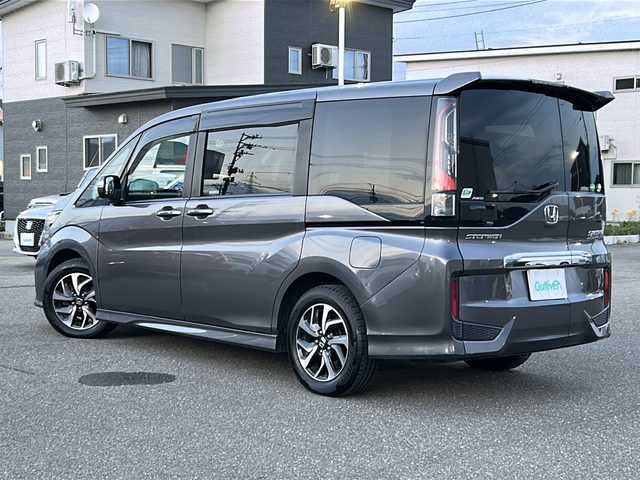 ホンダ ステップワゴン スパーダ ホンダセンシング 秋田県 2018(平30)年 11万km モダンスティールM ワンオーナー/社外メモリナビ/Bluetooth、CD/DVD、フルセグTV/バックカメラ/ETC/前後ドライブレコーダー/純正エンジンスターター/レーダークルーズコントロール/社外AWスタッドレスタイヤ積込/わくわくゲート/ドアバイザー