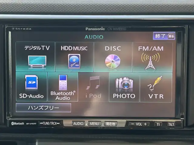 トヨタ カローラ ルミオン 1．5G 兵庫県 2011(平23)年 14.2万km ブラックマイカ 社外ナビ/CD/DVD/BT/SD/ワンセグTV/バックカメラ/ETC/HIDヘッドライト/フォグランプ/スマートキー/電動格納ミラー/純正フロアマット/純正ドアバイザー/純正17インチアルミ/純正エアロ/取扱説明書/保証書