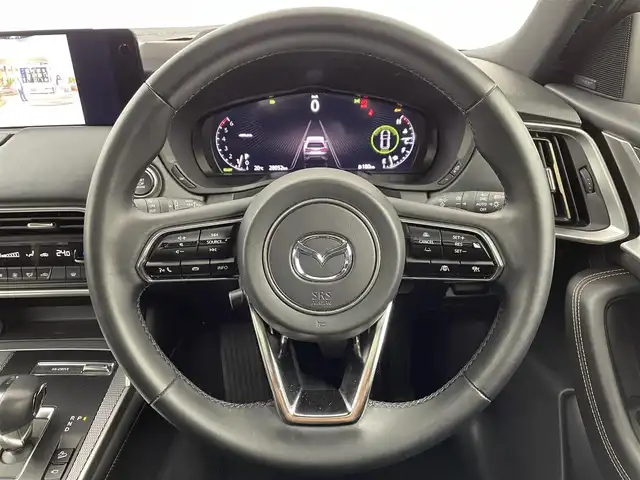 マツダ ＣＸ－６０ XD HV エクスクルーシブスポーツ 大阪府 2022(令4)年 2.9万km パール 4WD/i-ACTIVSENSE/　・スマート・ブレーキ・サポート（SBS）/　・交差点事故防止機能/　・後側方接近車両検知（RCTA）/　・衝突二次被害軽減システム/　・ドライバー異常時対応システム/　・マツダ・レーダー・クルーズ・コントロール（MRCC）/　・クルージング＆トラフィック・サポート（CTS）/　・360°ビューモニター/　・アクティブ・ドライビング・ディスプレイ/ガラスルーフ/BOSEプレミアサウンド/純正ナビ（TV／BT）/パワーバックドア/LEDヘッドライト/レザーシート/パワーシート/純正20インチアルミホイール/ヘッドアップディスプレイ/パドルシフト