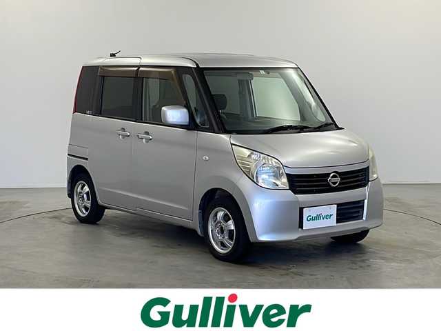 日産 ルークス G 栃木県 2011(平23)年 11.3万km キプロスブルーメタリック 純正ナビ/（CD/DVD/ワンセグ/AM/FM）/片側パワースライドドア/プッシュスタート/スマートキー/社外フロアマット