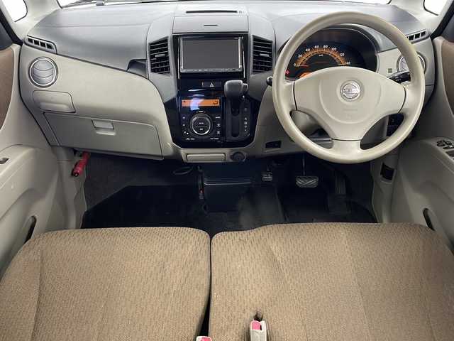 日産 ルークス G 栃木県 2011(平23)年 11.3万km キプロスブルーメタリック 純正ナビ/（CD/DVD/ワンセグ/AM/FM）/片側パワースライドドア/プッシュスタート/スマートキー/社外フロアマット