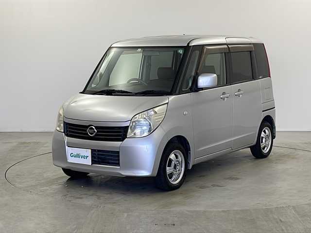 日産 ルークス G 栃木県 2011(平23)年 11.3万km キプロスブルーメタリック 純正ナビ/（CD/DVD/ワンセグ/AM/FM）/片側パワースライドドア/プッシュスタート/スマートキー/社外フロアマット