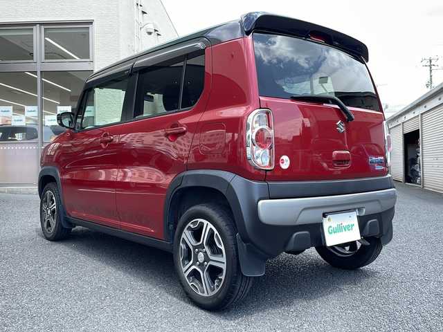 スズキ ハスラー X 山形県 2015(平27)年 9.2万km フェニックスレッドパール/ブルーイッシュブラックパール ・４WD/・ナビ/フルセグ/CD/DVD/Bluetooth/iPod/・バックカメラ/・衝突被害軽減システム/・横滑り防止装置/・HIDヘッドライト/・オートライト/・ヒルディセントコントロール/・グリップコントロール/・D席シートヒーター/・純正マット/・純正AW/・社外エンジンスターター/・スペアキー1本/・保証書/・取扱説明書