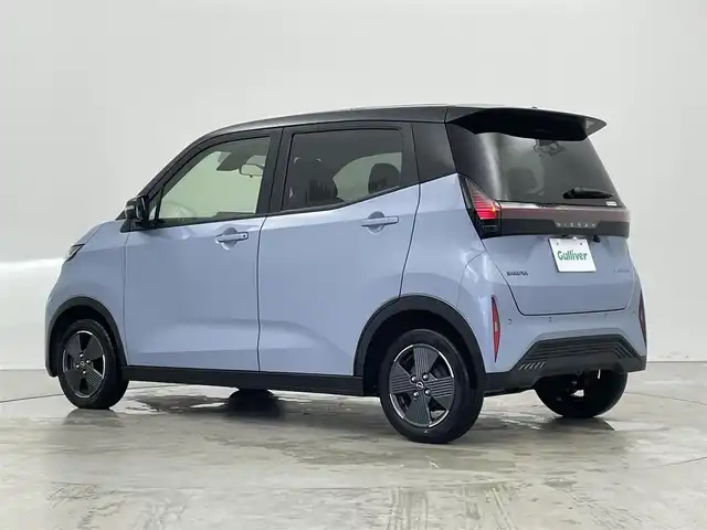 日産 サクラ G 埼玉県 2022(令4)年 1.6万km ライトブルーⅡ プロパイロット パーキングアシスト 純正9型ナビ アラウンドビューモニター ステアリングヒーター シートヒーター コーナーセンサー エマージェンシーブレーキ ステアリングスイッチ LEDヘッドライト