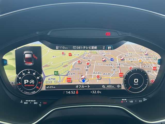 アウディ ＴＴクーペ 1．8 TFSI Sライン 愛媛県 2016(平28)年 7.7万km 白 12.3インチデジタル液晶ディスプレイ/アウディバーチャルコックピット/純正メモリナビ/フルセグTV/Bluetooth接続/ビルトインETC/パドルシフト/ハーフレザーシート/電動リアウイング/純正18インチアルミホール/スマートキー/スペアキー/プッシュスタート/LEDヘッドライト/オートライト/純正フロアマット/保証書/取扱説明書